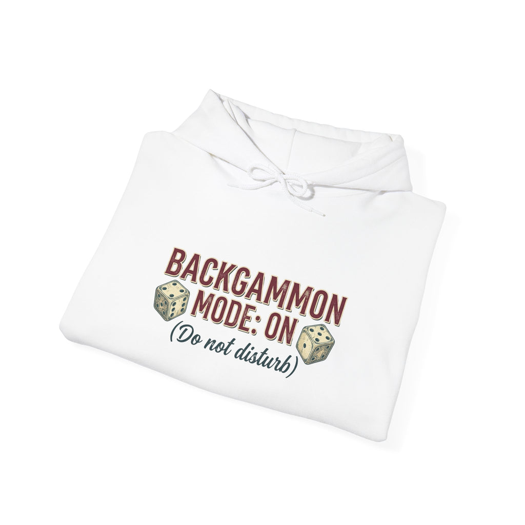 Backgammon Mode: On. Do Not Disturb Unisex Heavy Blend™ Hooded Sweatshirt