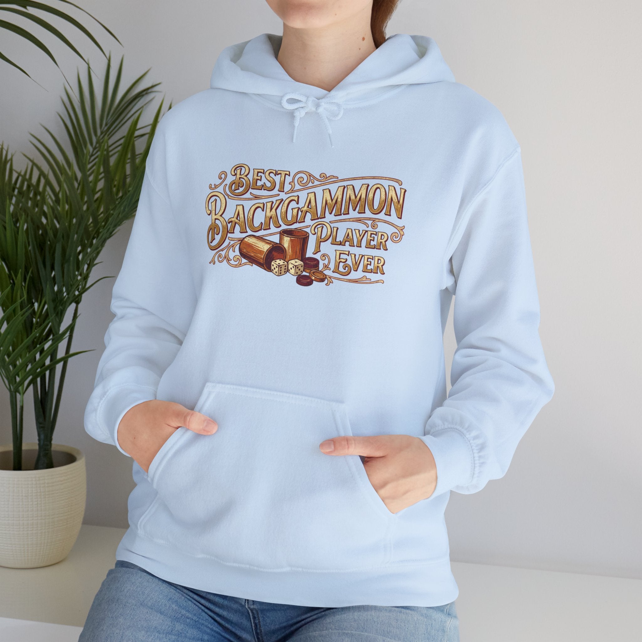 Best Backgammon Player Ever Unisex Heavy Blend™ Hooded Sweatshirt