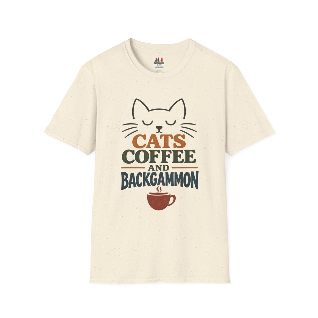 Cats, Coffee and Backgammon 1 T-Shirt