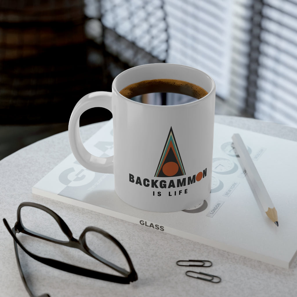 Backgammon Is Life Jumbo Mug, 20oz