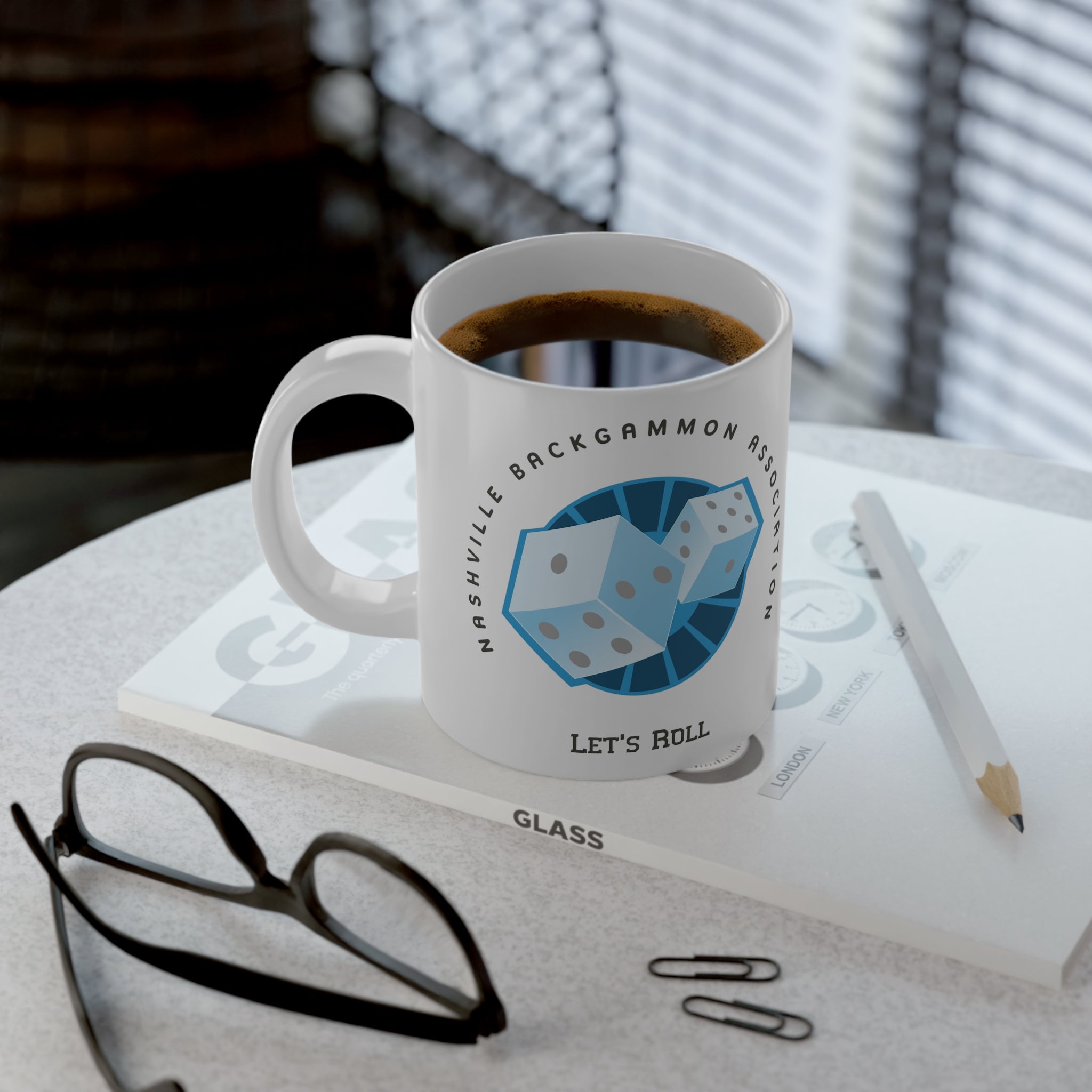 Nashville Backgammon Association 20oz Jumbo Mug