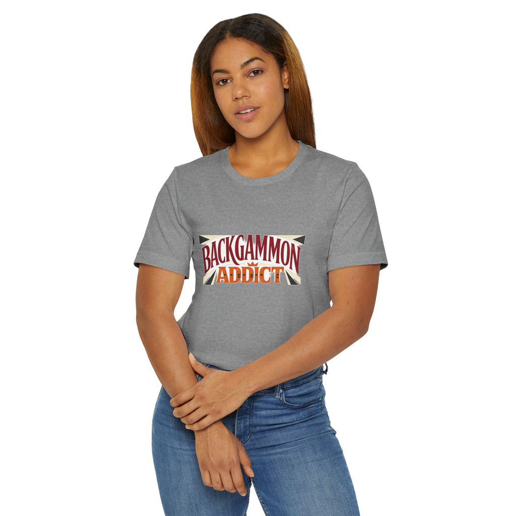 Backgammon Addict Unisex Jersey T-shirt