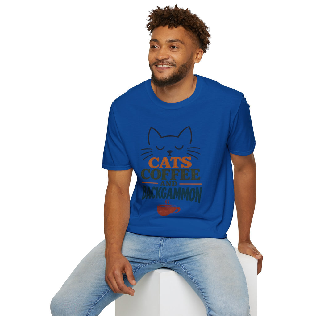 Cats, Coffee and Backgammon 1 T-Shirt