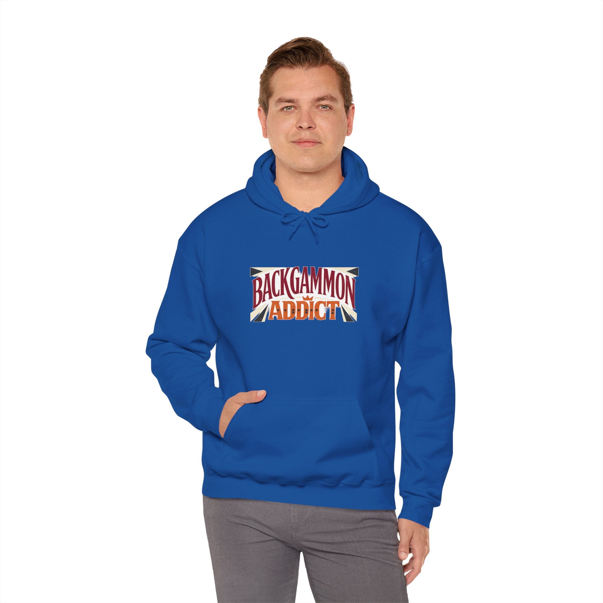 Backgammon Addict Hoodie — Graphic Backgammon Player Pullover
