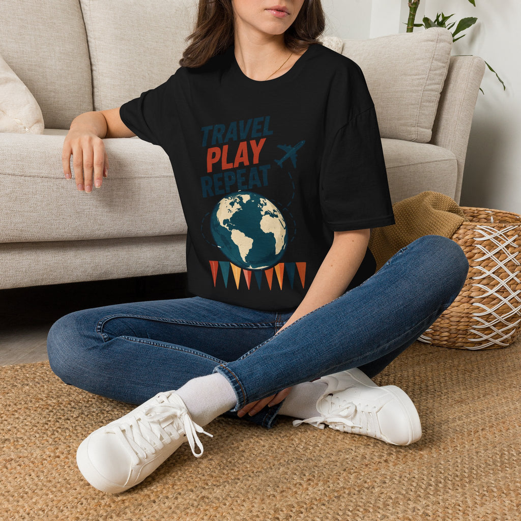 Travel Play Repeat T-Shirt – Backgammon