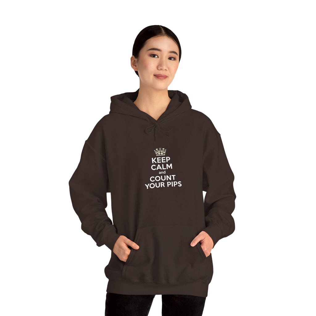 Keep Calm Count Your Pips Unisex Heavy Blend™ Hooded Sweatshirt