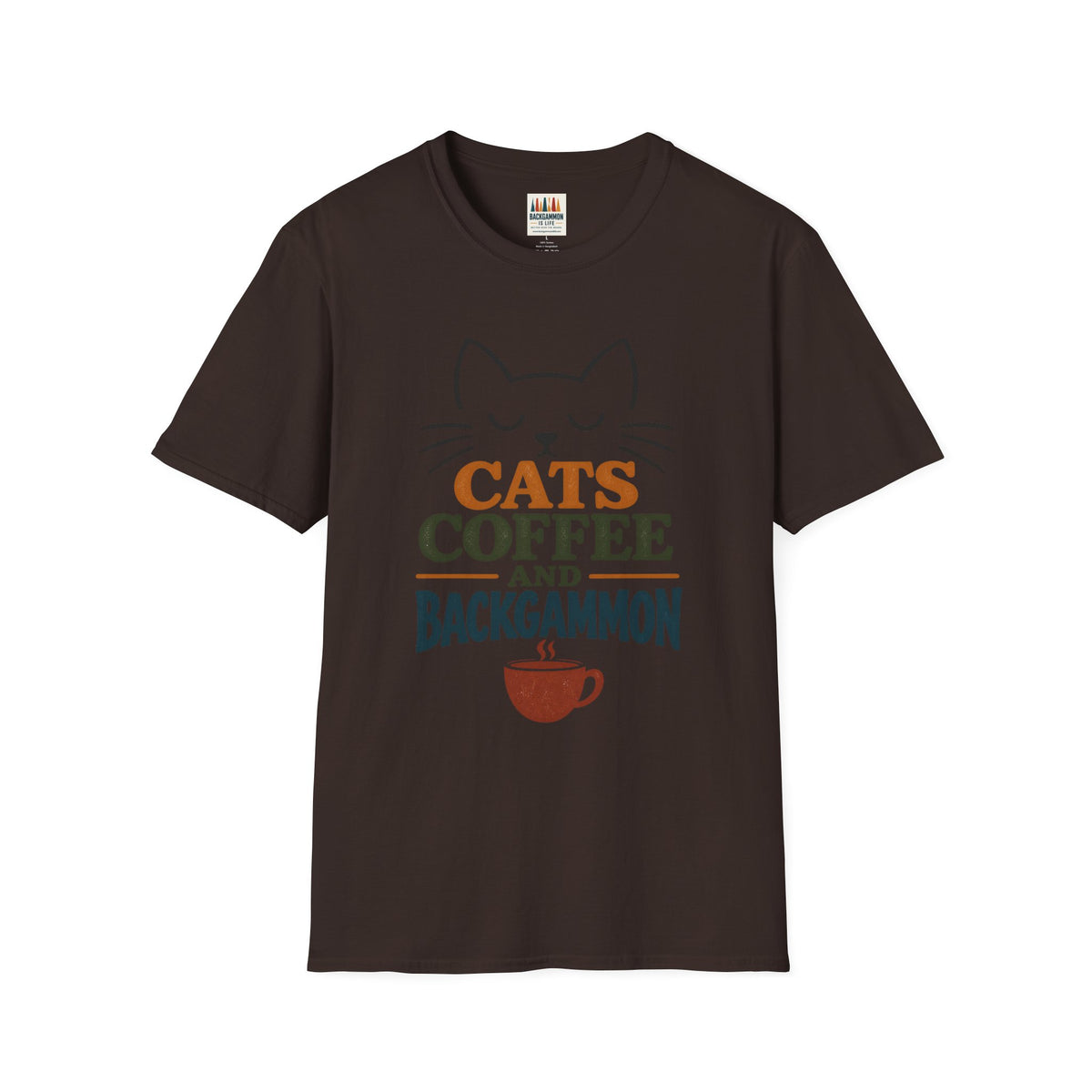 Cats, Coffee and Backgammon 1 T-Shirt