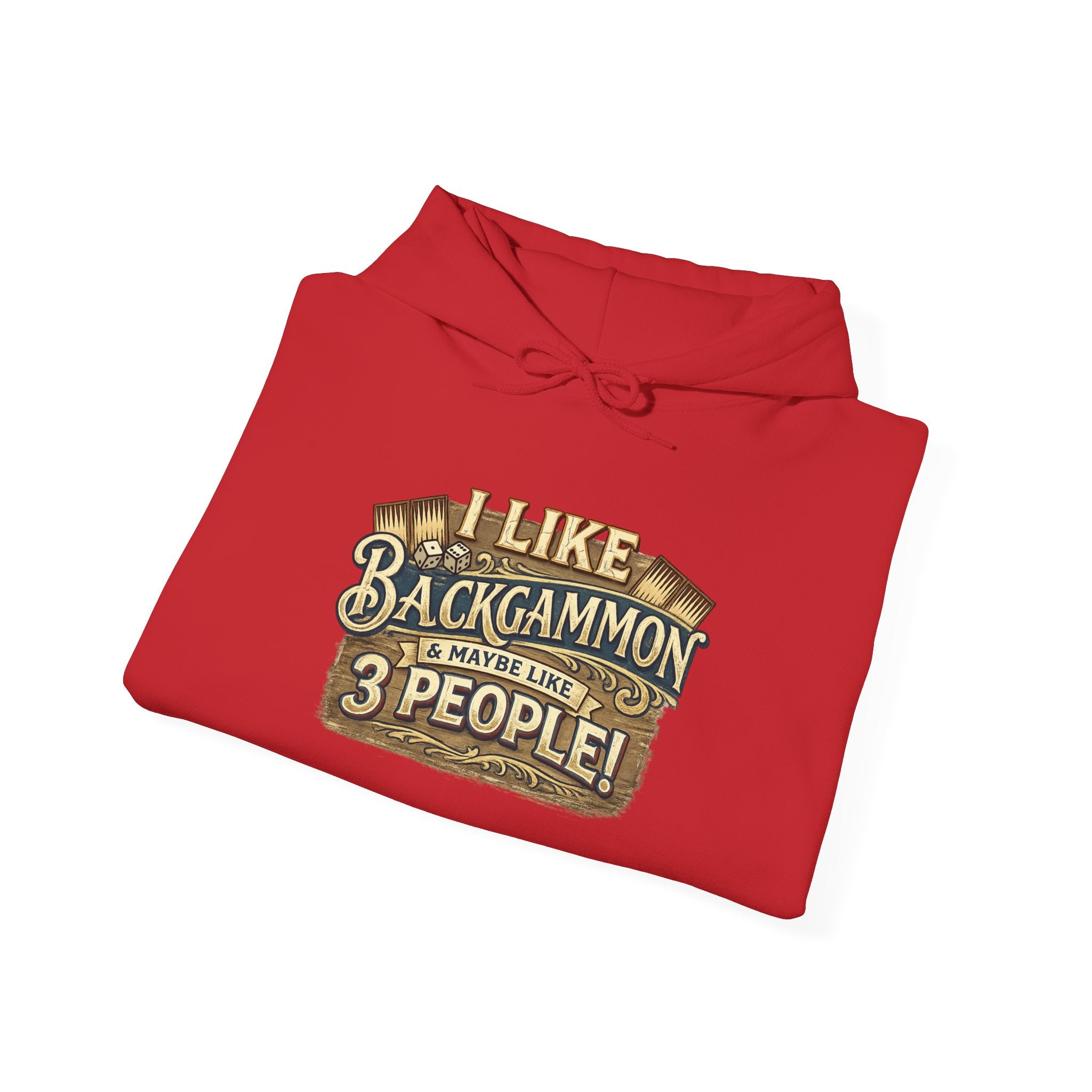 I Like Backgammon & Maybe Like 3 People Unisex Heavy Blend™ Hooded Sweatshirt