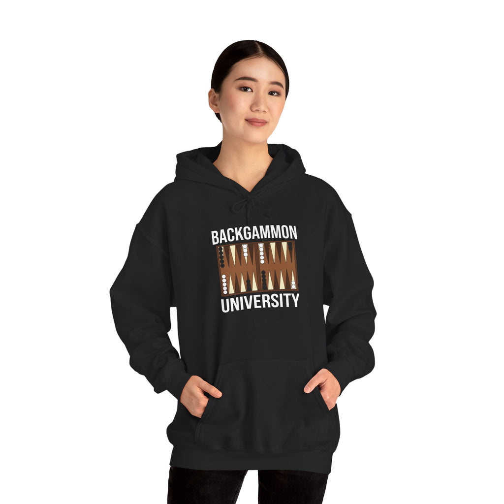 Backgammon University Unisex Heavy Blend™ Hooded Sweatshirt