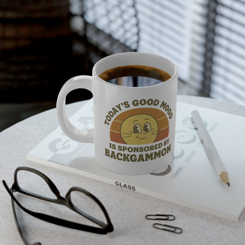 Today's Good Mood Is Sponsored By Backgammon Jumbo Mug, 20oz