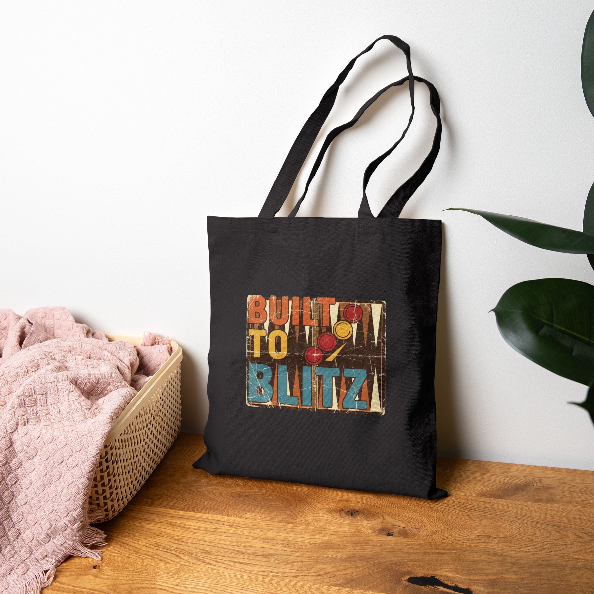 Built To Blitz Cotton Canvas Tote Bag
