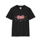 Backgammon Heart T-Shirt — "I Love Backgammon" Casual Tee