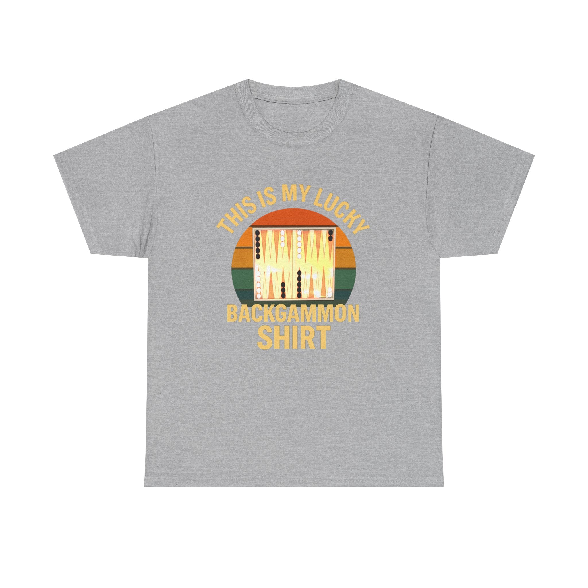 This Is My Lucky Backgammon Shirt Tee — Retro Backgammon Player T-Shirt