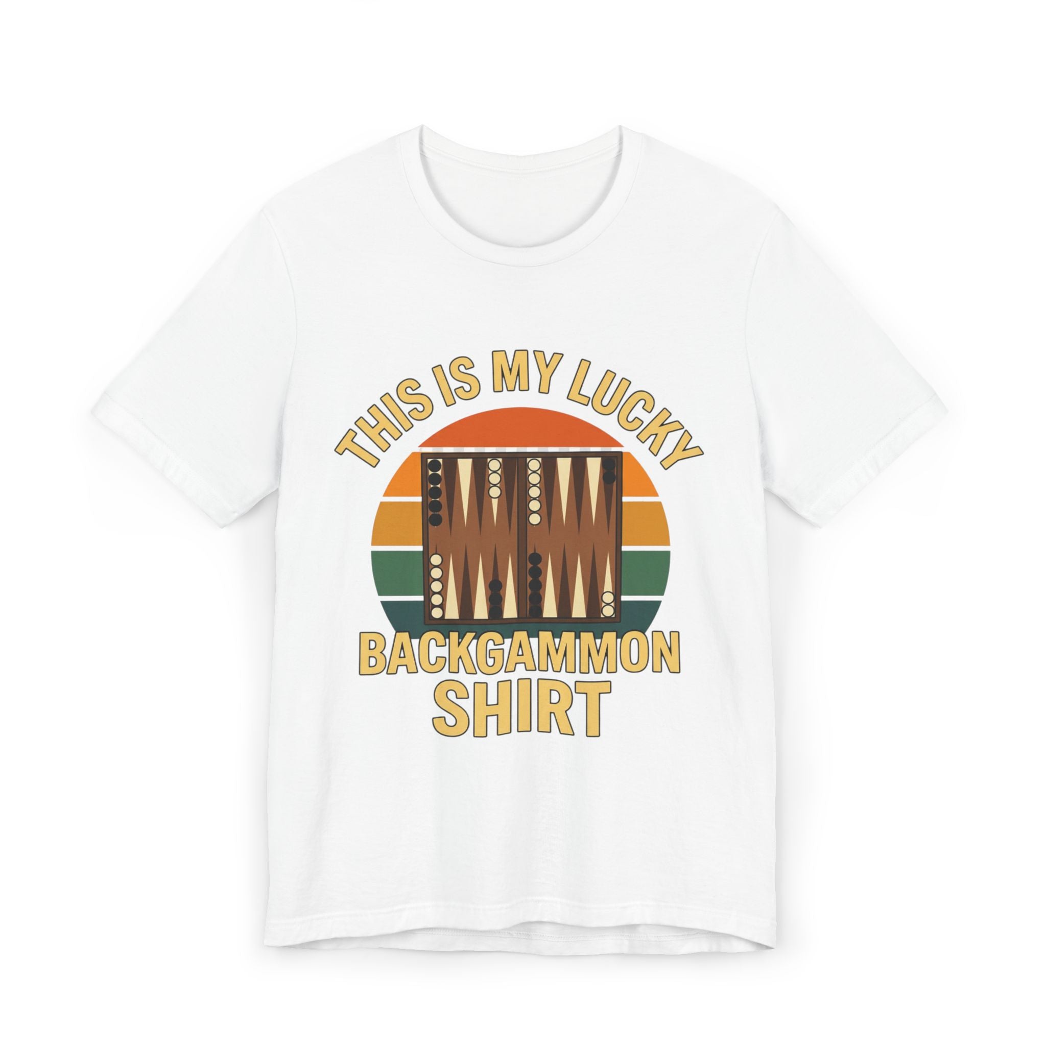This Is My Lucky Backgammon Shirt Unisex Jersey T-shirt
