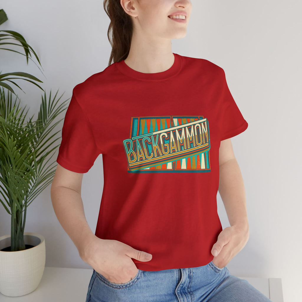 BackgammonT-Shirt — Vintage Retro Game Tee