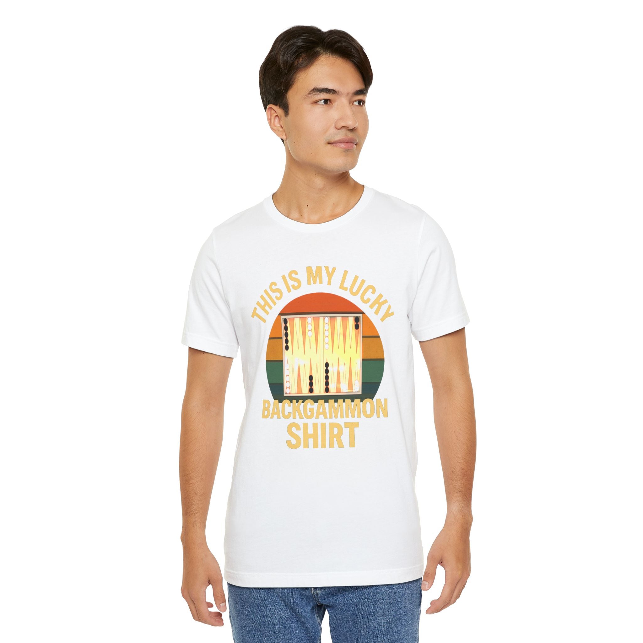 This Is My Lucky Backgammon Shirt 2 Unisex Jersey T-Shirt