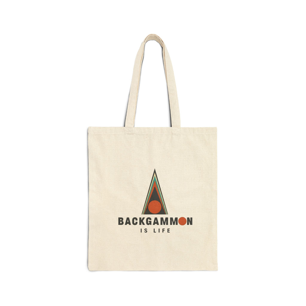 Backgammon Is Life Cotton Canvas Tote Bag