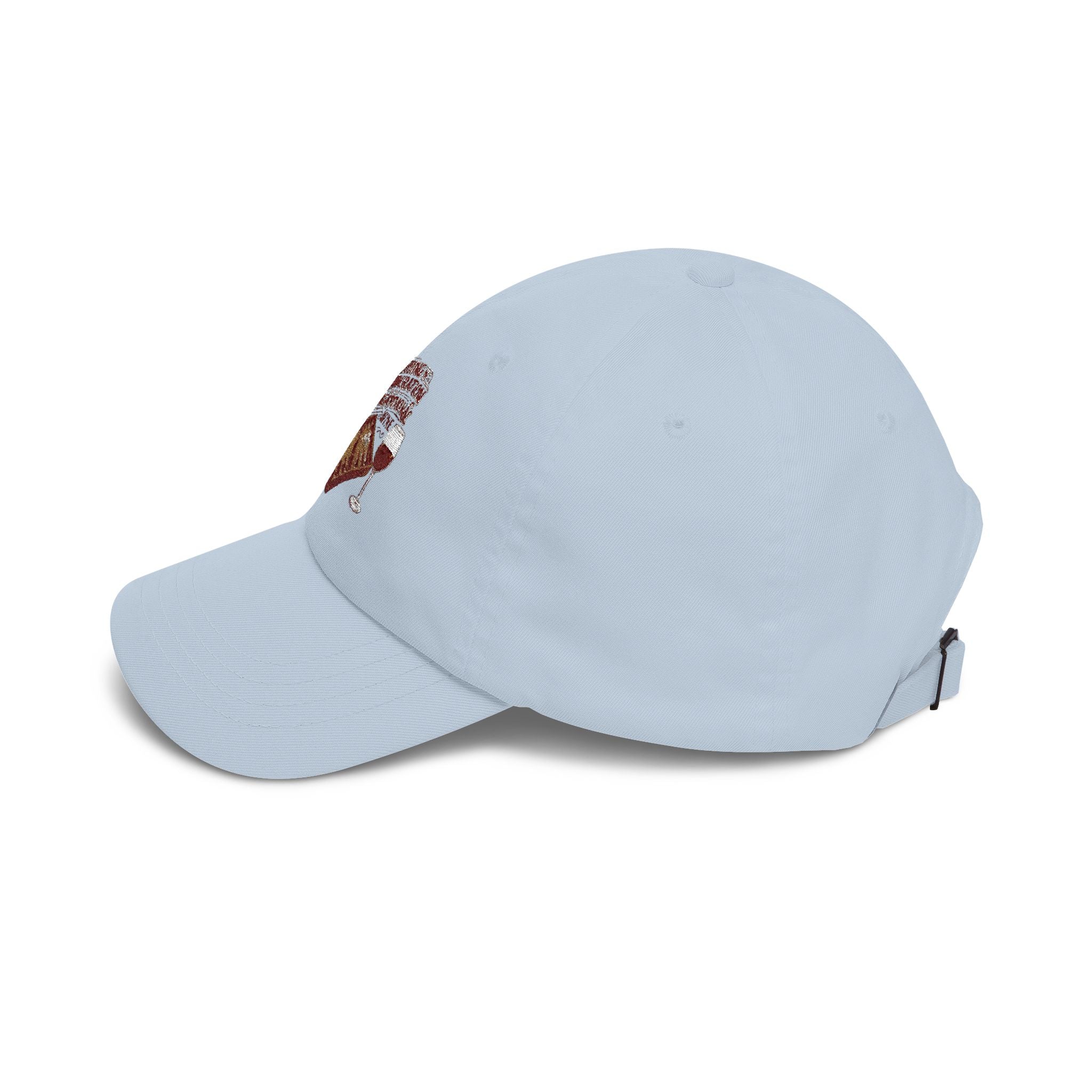 Everything In Moderation Except Backgammon And Wine Embroidered Baseball Hat