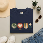 Peace Love and Backgammon 2 T-Shirt