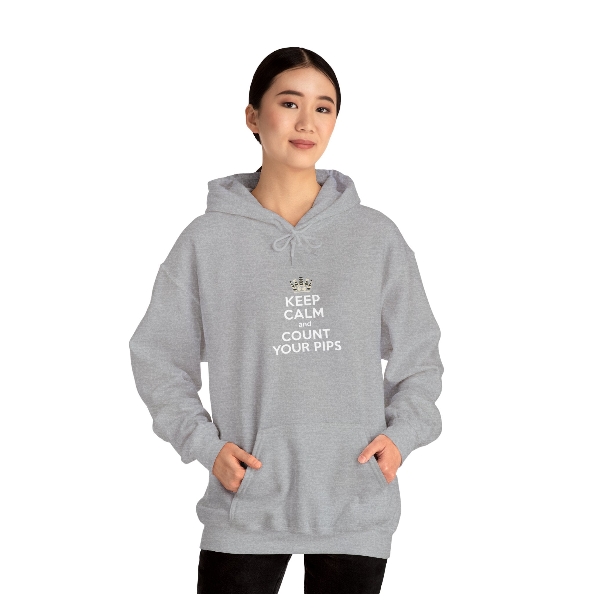 Keep Calm Count Your Pips Unisex Heavy Blend™ Hooded Sweatshirt