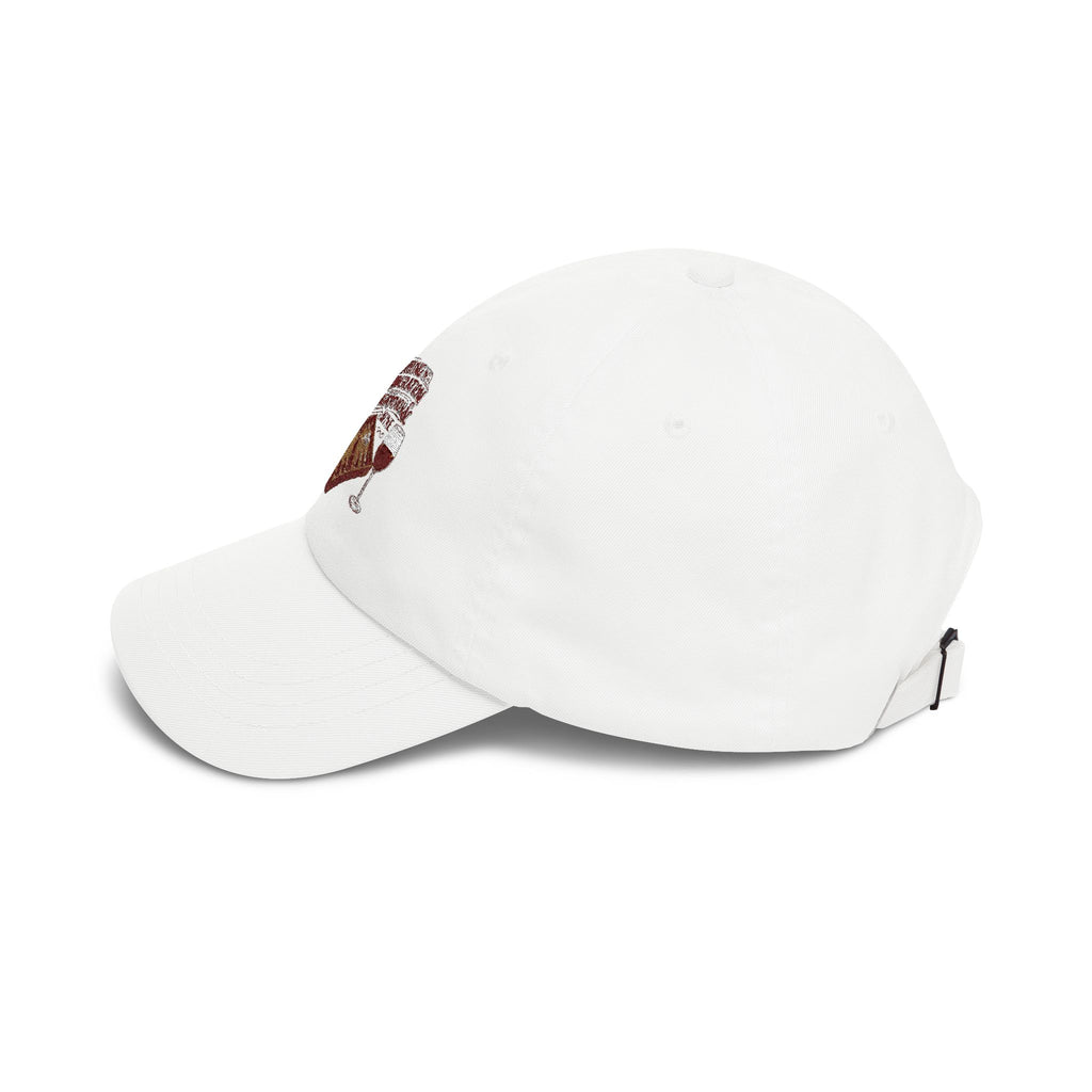Everything In Moderation Except Backgammon And Wine Embroidered Baseball Hat