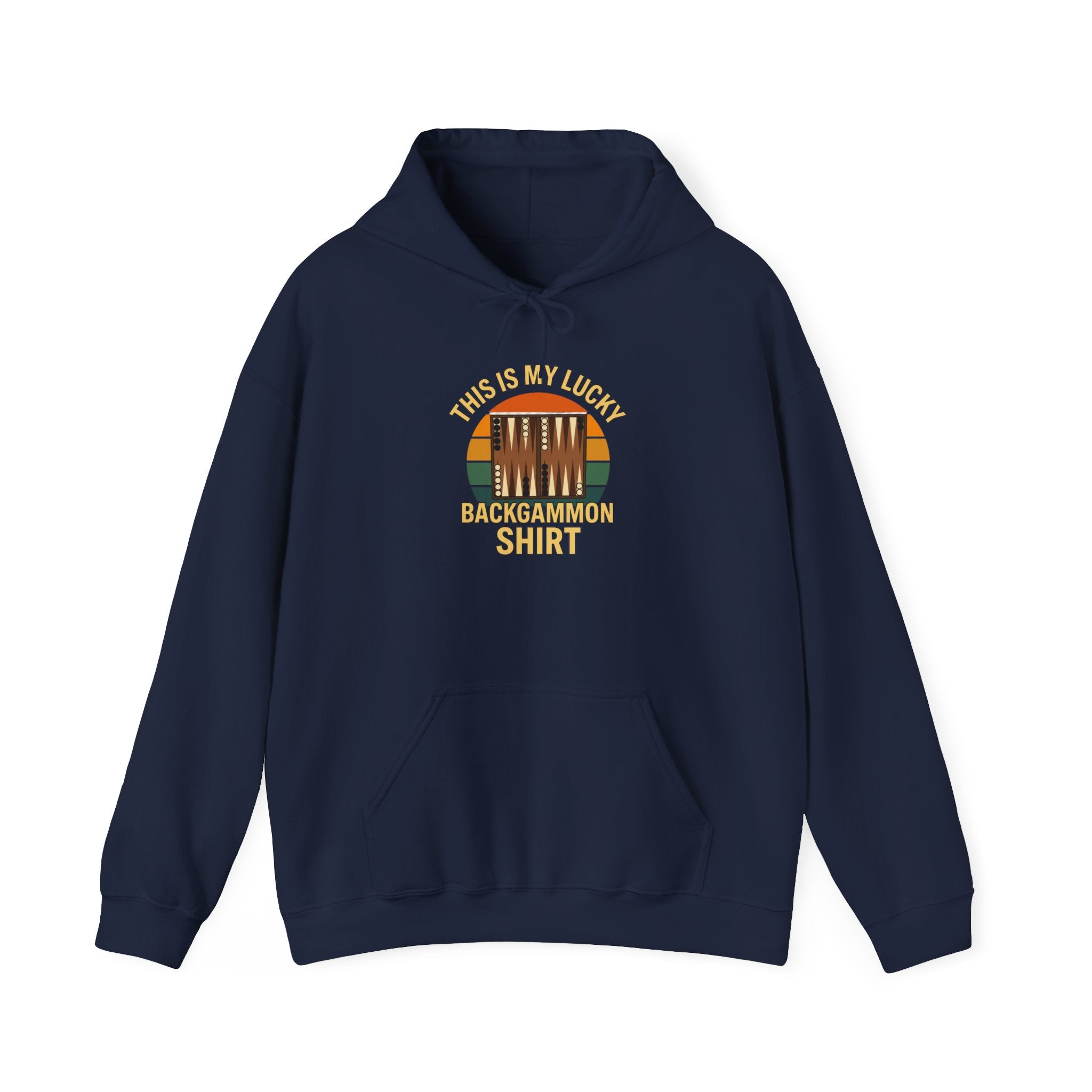 This Is My Lucky Backgammon Shirt Unisex Heavy Blend™ Hooded Sweatshirt