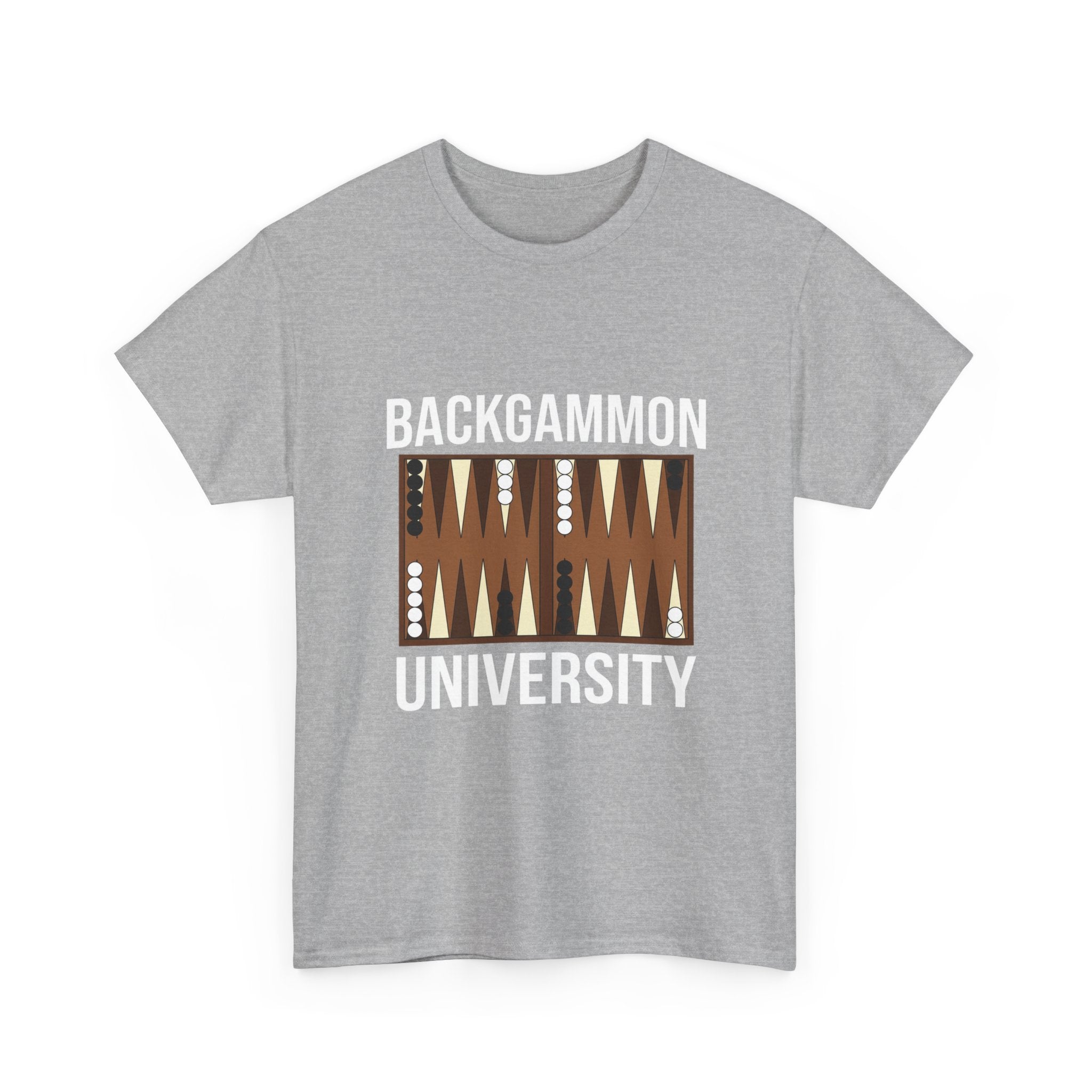 Backgammon University T-Shirt | Retro Game Pattern Tee
