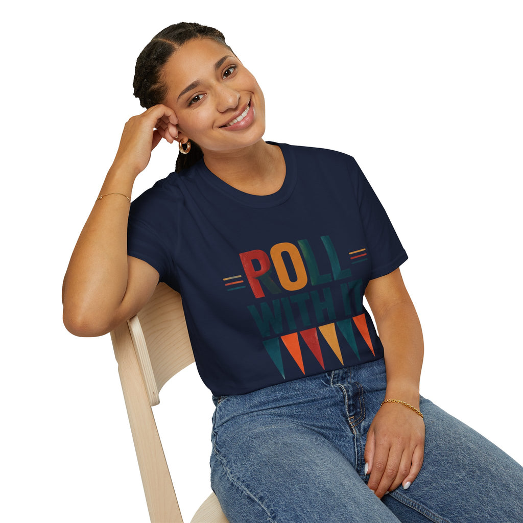 Roll With It T-Shirt — Retro Graphic Tee