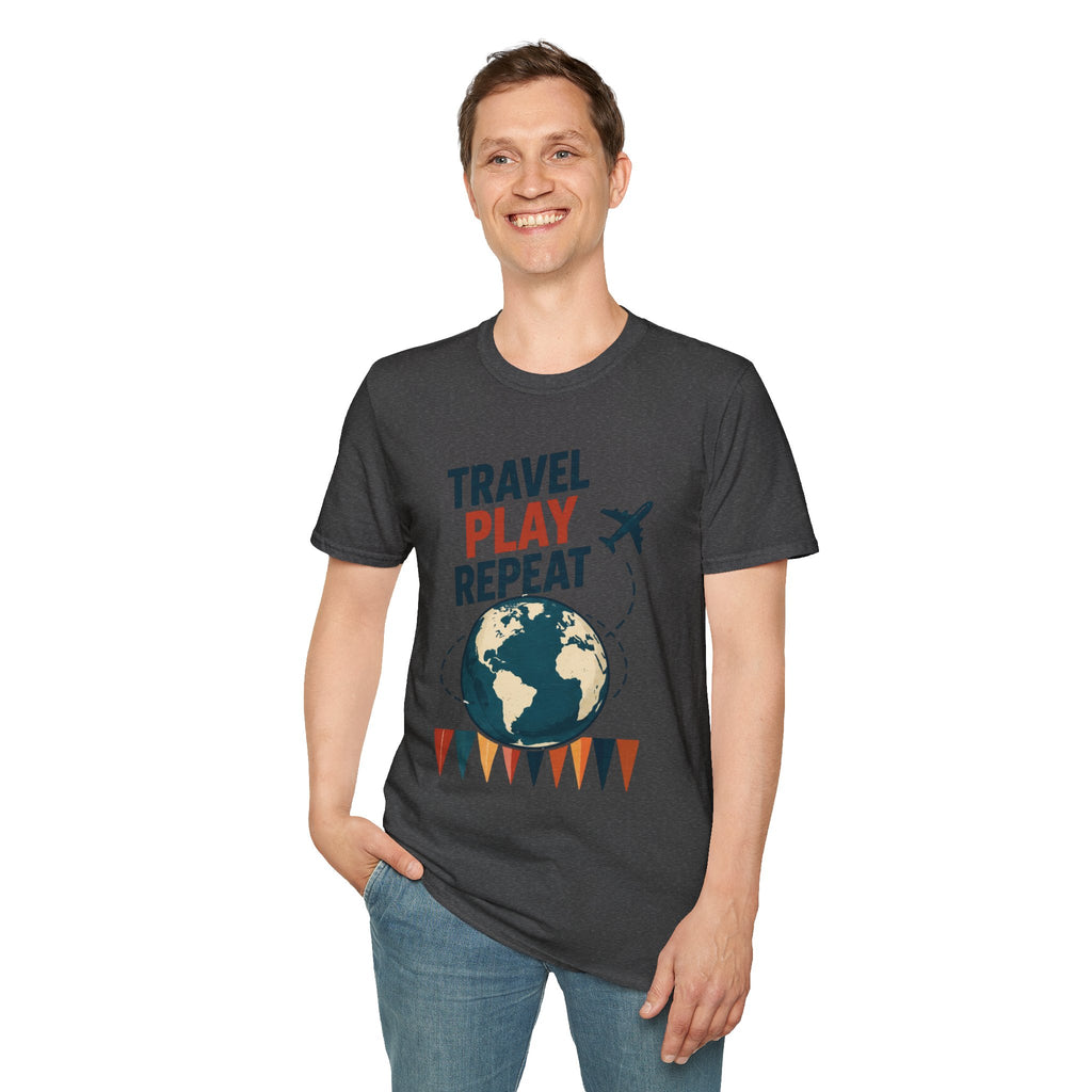 Travel Play Repeat T-Shirt – Backgammon