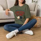 Backgammon T-Shirt — "Department of Strategy & Luck" Vintage Game Tee