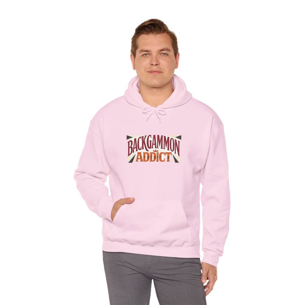Backgammon Addict Hoodie — Graphic Backgammon Player Pullover
