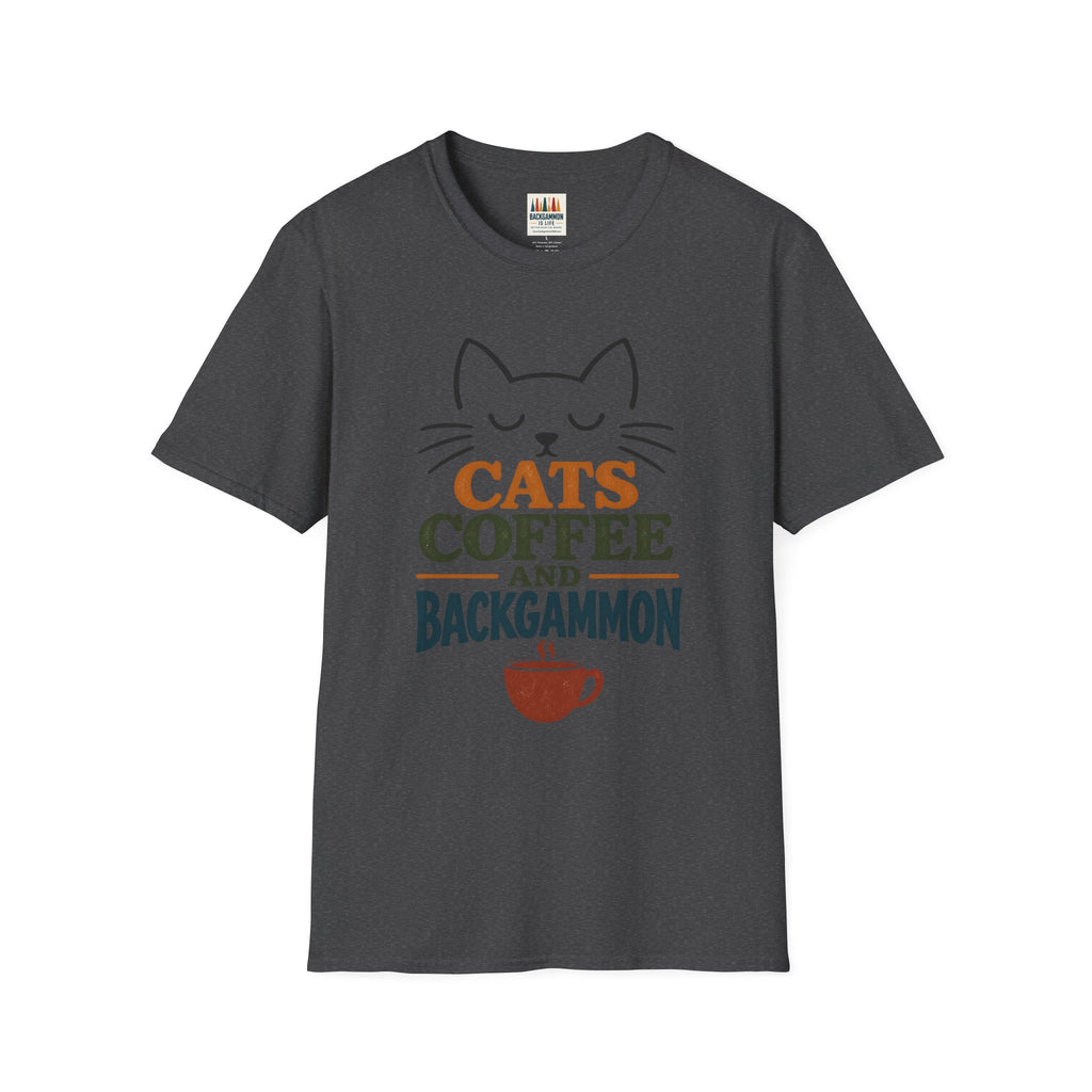 Cats, Coffee and Backgammon 1 T-Shirt