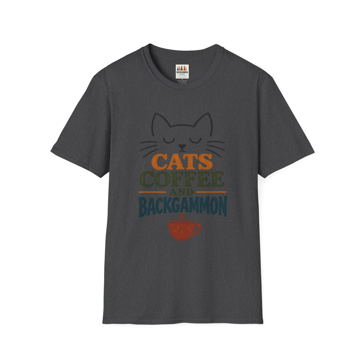 Cats, Coffee and Backgammon 1 T-Shirt