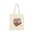 Everything In Moderation Except Backgammon And Wine Cotton Canvas Tote Bag