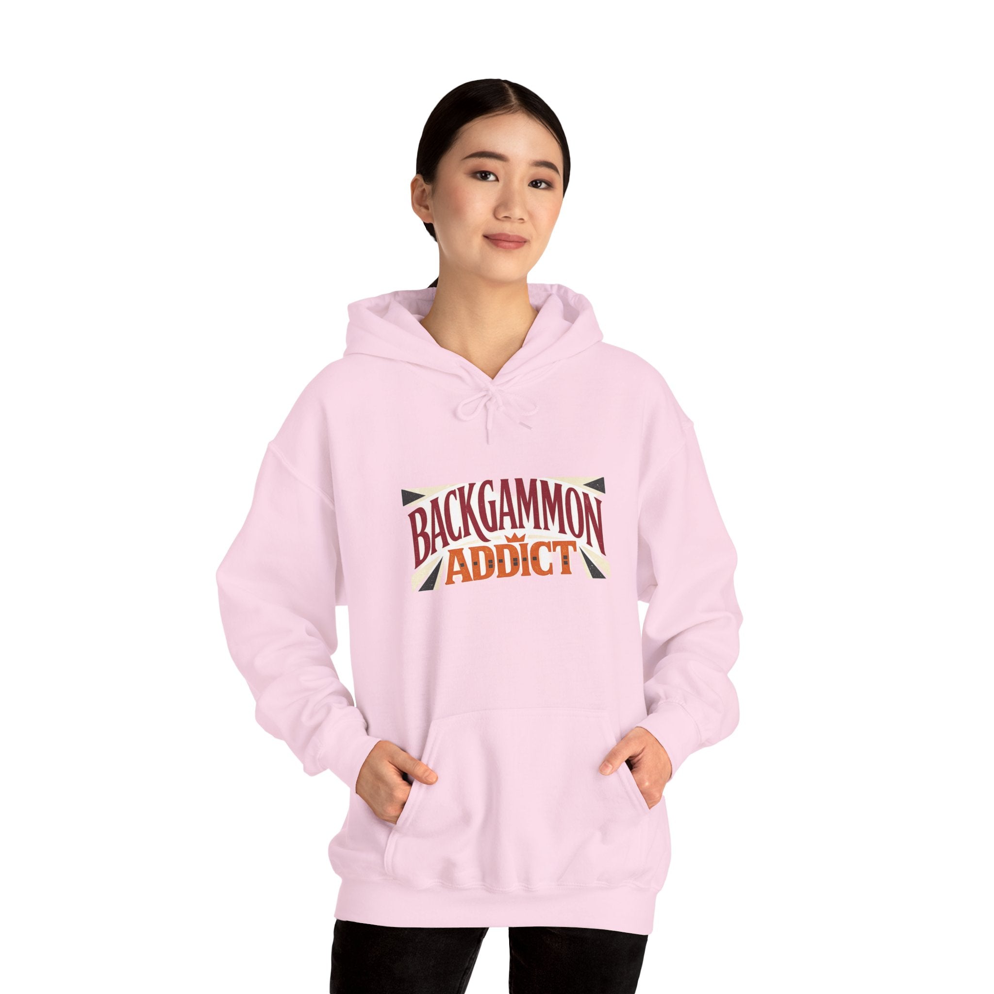 Backgammon Addict Hoodie — Graphic Backgammon Player Pullover