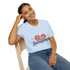 Backgammon Heart T-Shirt — "I Love Backgammon" Casual Tee