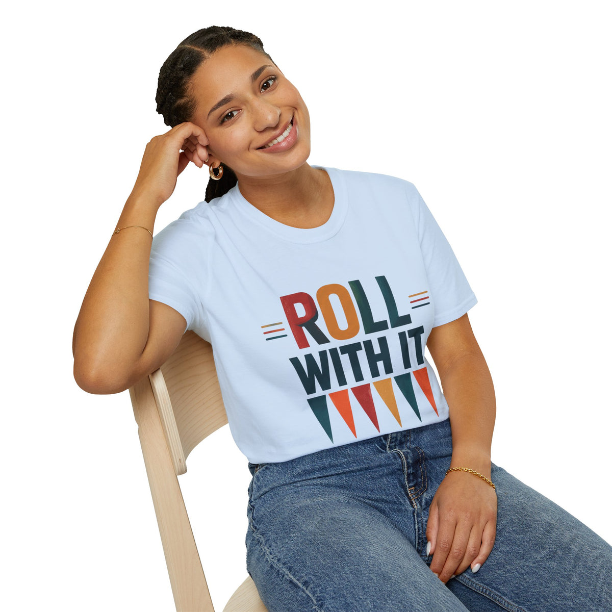 Roll With It T-Shirt — Retro Graphic Tee
