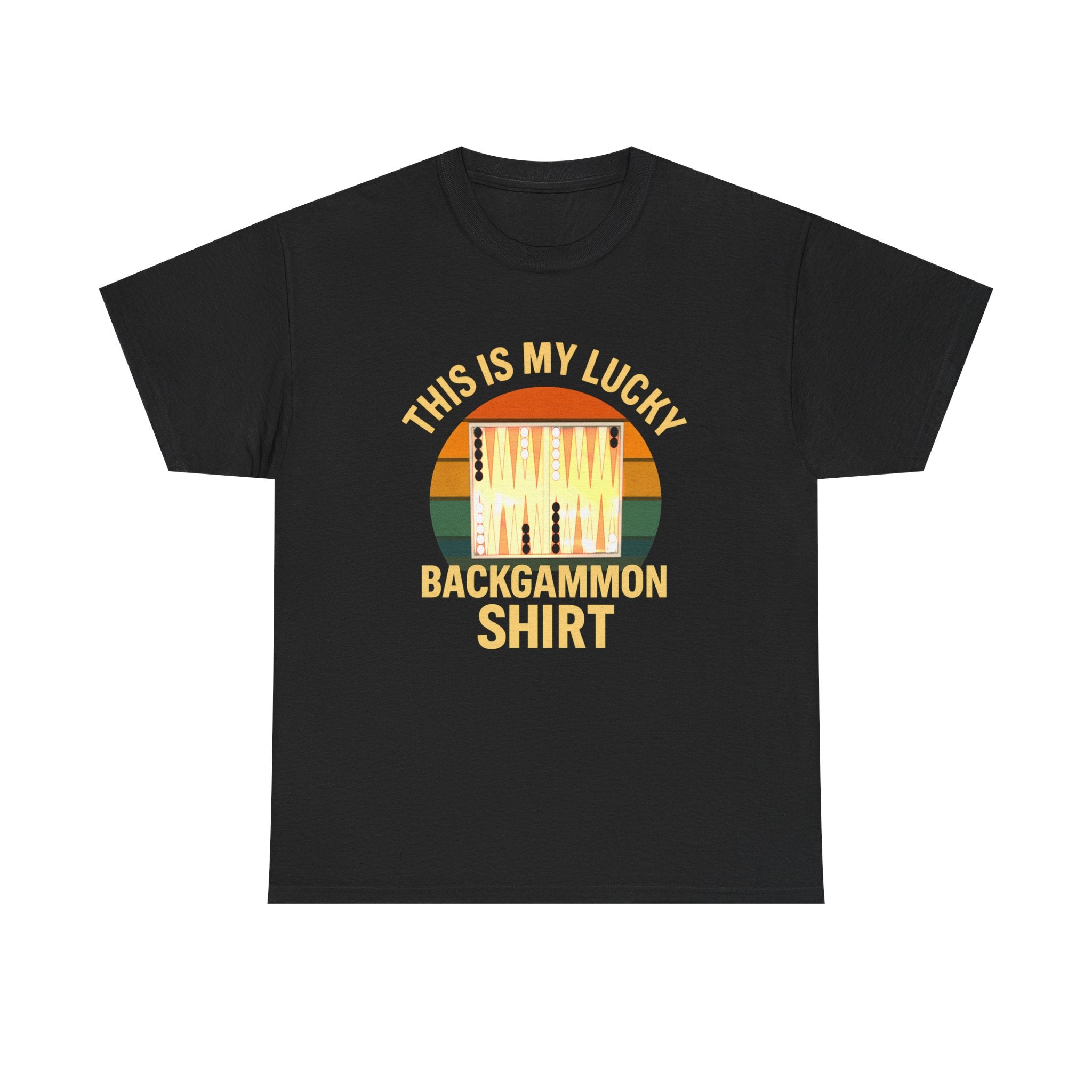 This Is My Lucky Backgammon Shirt Tee — Retro Backgammon Player T-Shirt