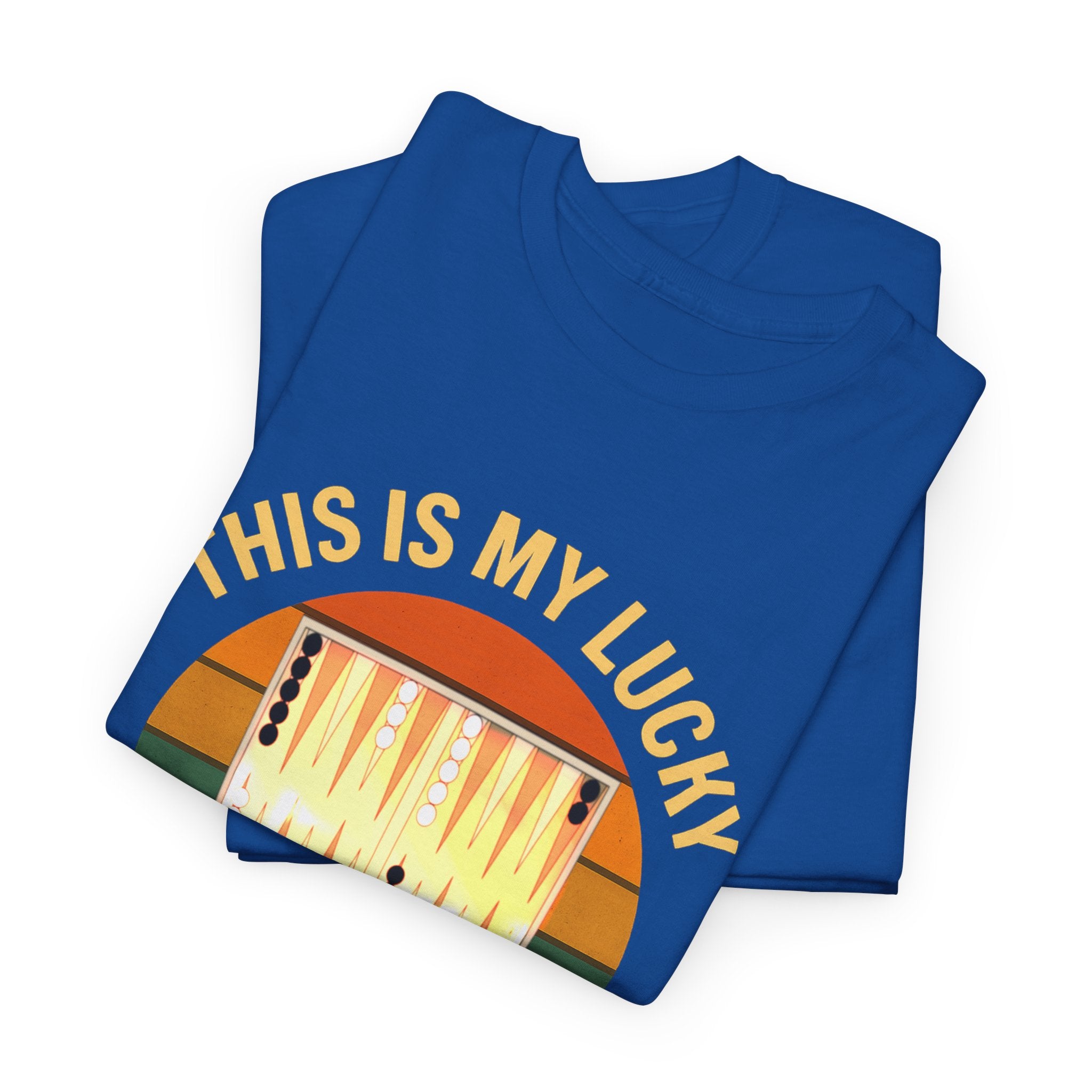 This Is My Lucky Backgammon Shirt Tee — Retro Backgammon Player T-Shirt