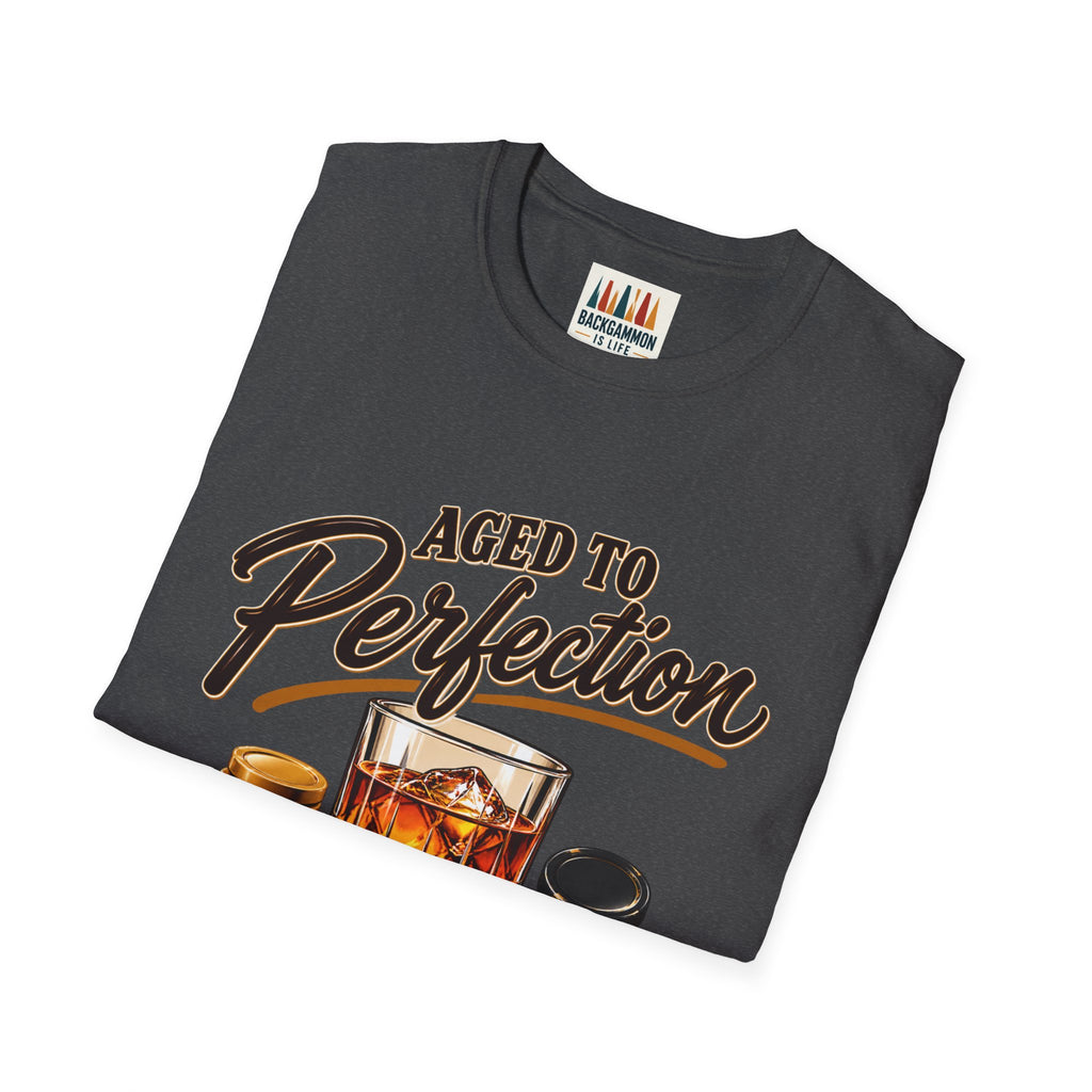 Aged to Perfection – Bourbon & Backgammon T-Shirt