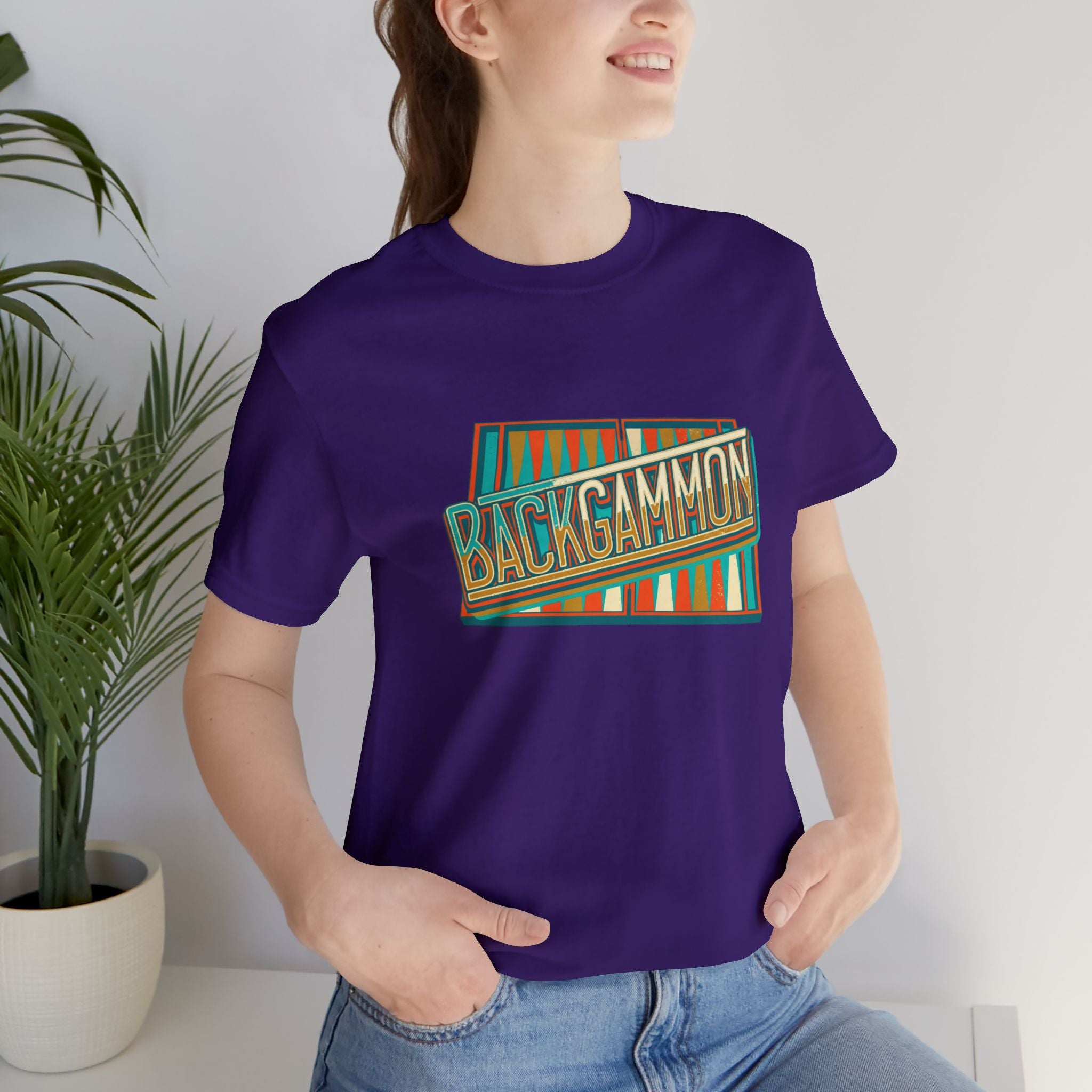 BackgammonT-Shirt — Vintage Retro Game Tee
