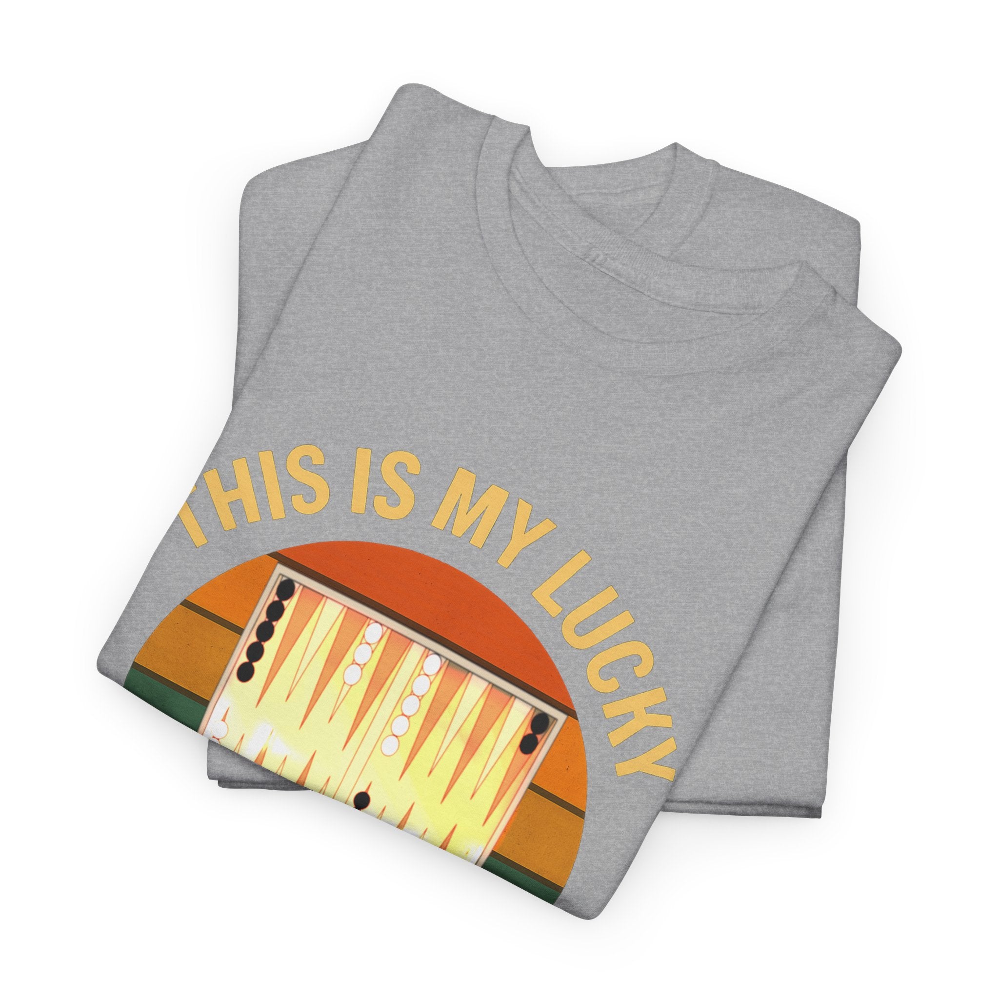 This Is My Lucky Backgammon Shirt Tee — Retro Backgammon Player T-Shirt