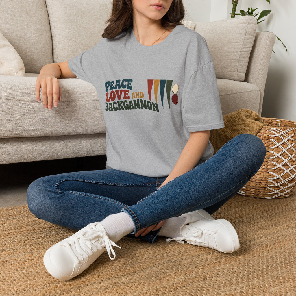 Peace, Love and Backgammon T-Shirt