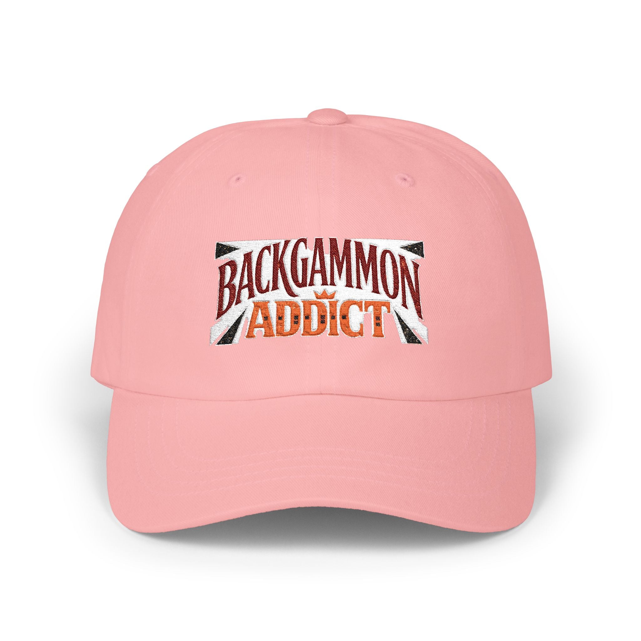 Backgammon Addict Dad Cap — Embroidered Backgammon Hat for Players