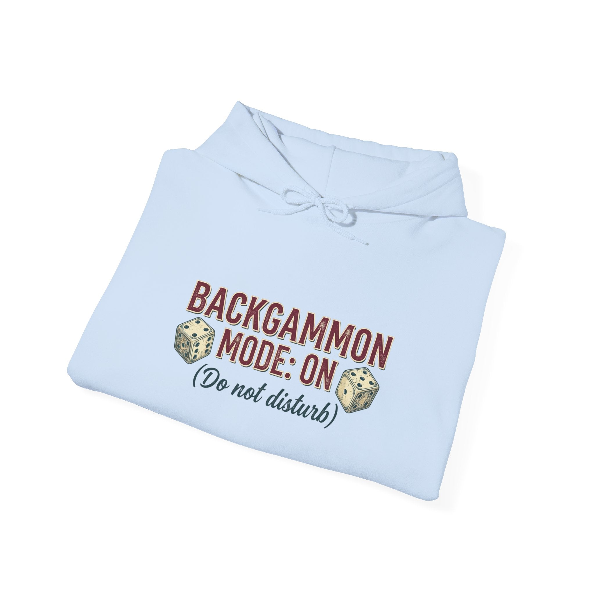 Backgammon Mode: On. Do Not Disturb Unisex Heavy Blend™ Hooded Sweatshirt