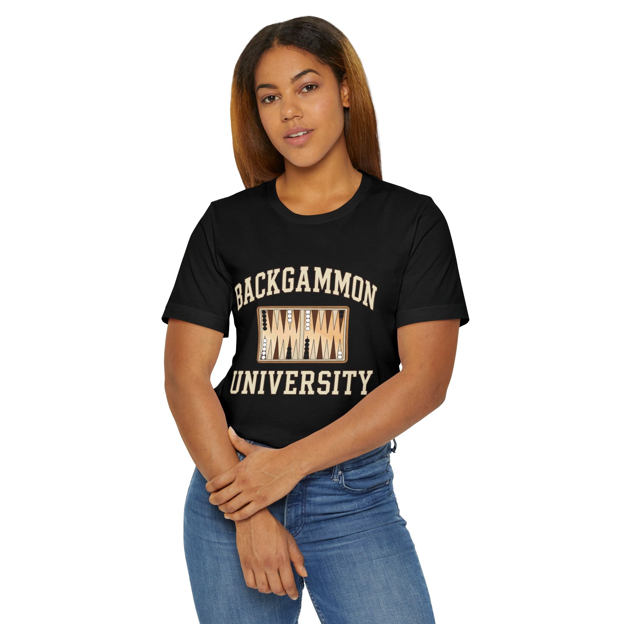Backgammon University 2 T-Shirt — Vintage Backgammon Board Tee
