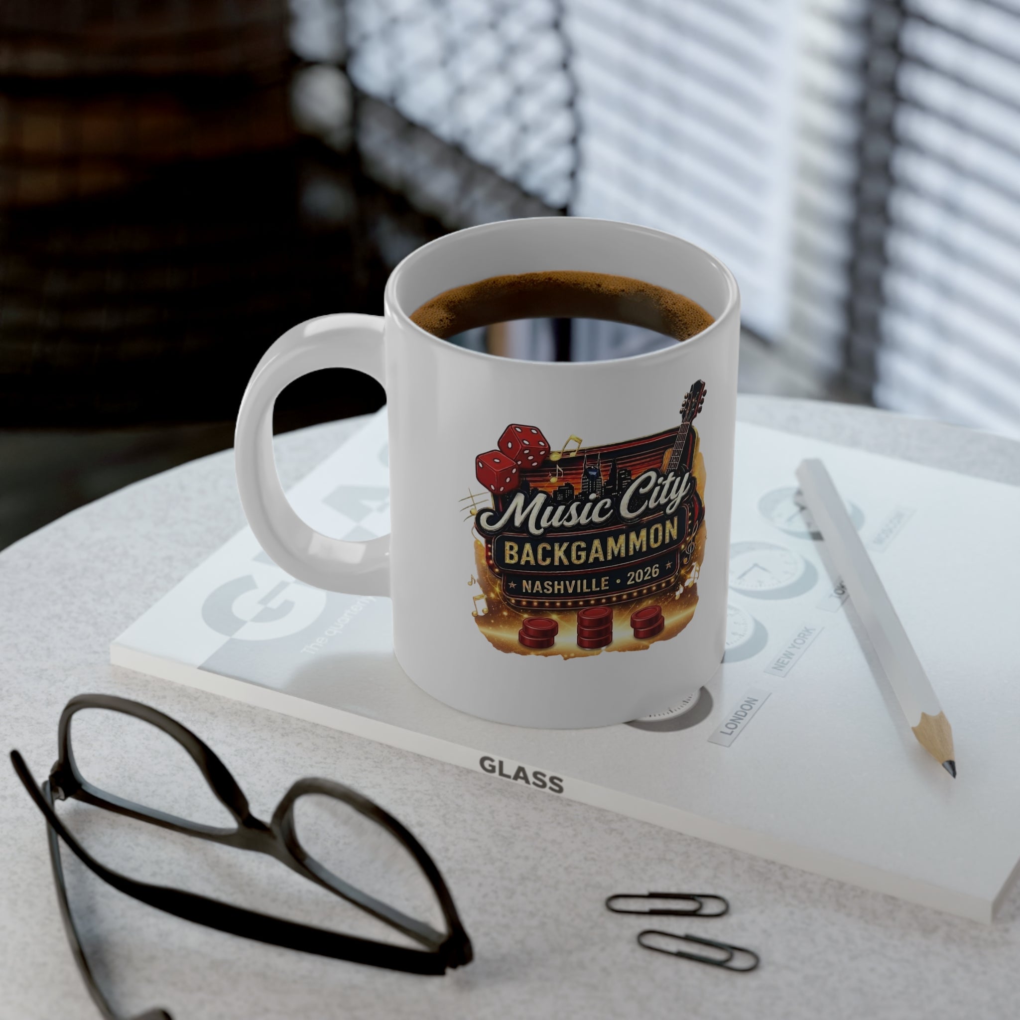 Music City Backroom Nashville 2026 Mug — 20oz Jumbo Coffee Cup