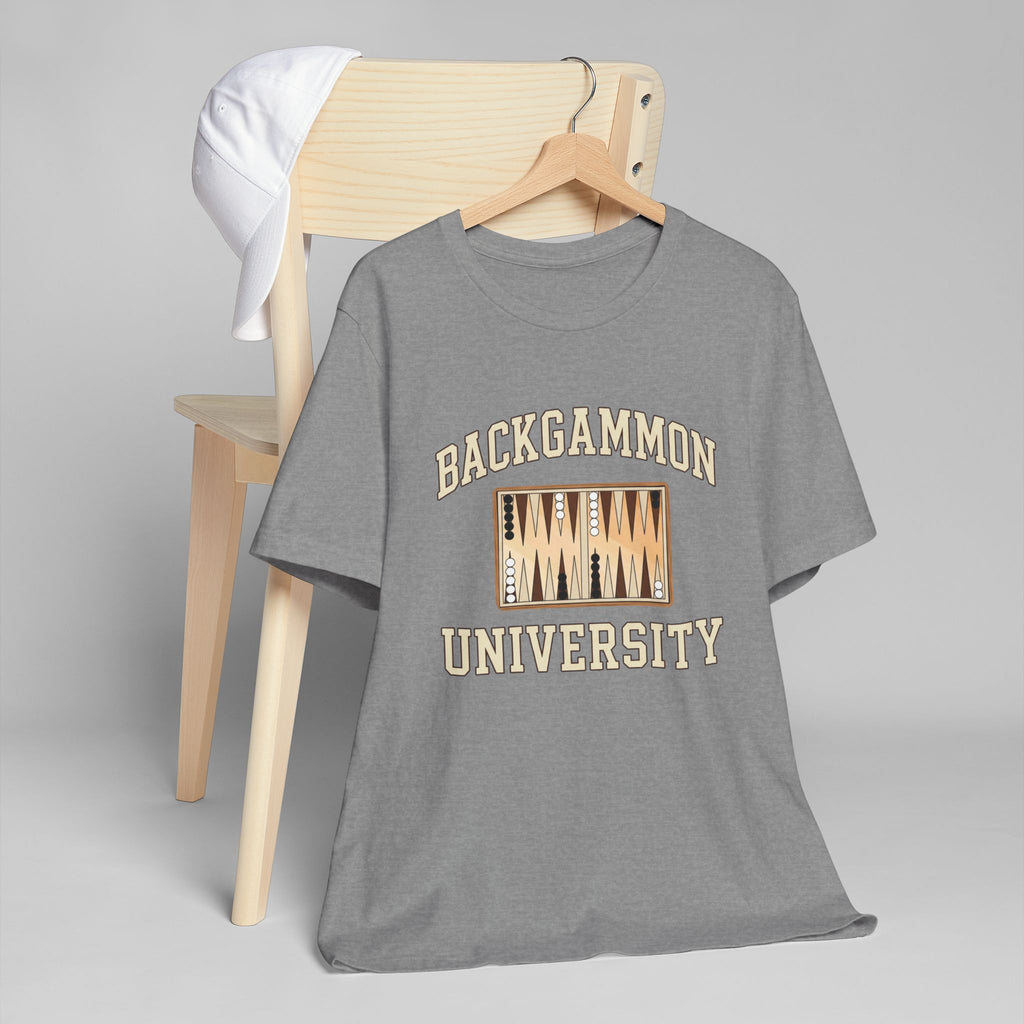 Backgammon University 2 T-Shirt — Vintage Backgammon Board Tee
