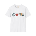 peace love and backgammon 3 T-Shirt — Retro Nature Wildlife Tee