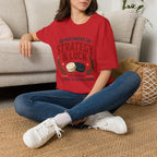Backgammon T-Shirt — "Department of Strategy & Luck" Vintage Game Tee